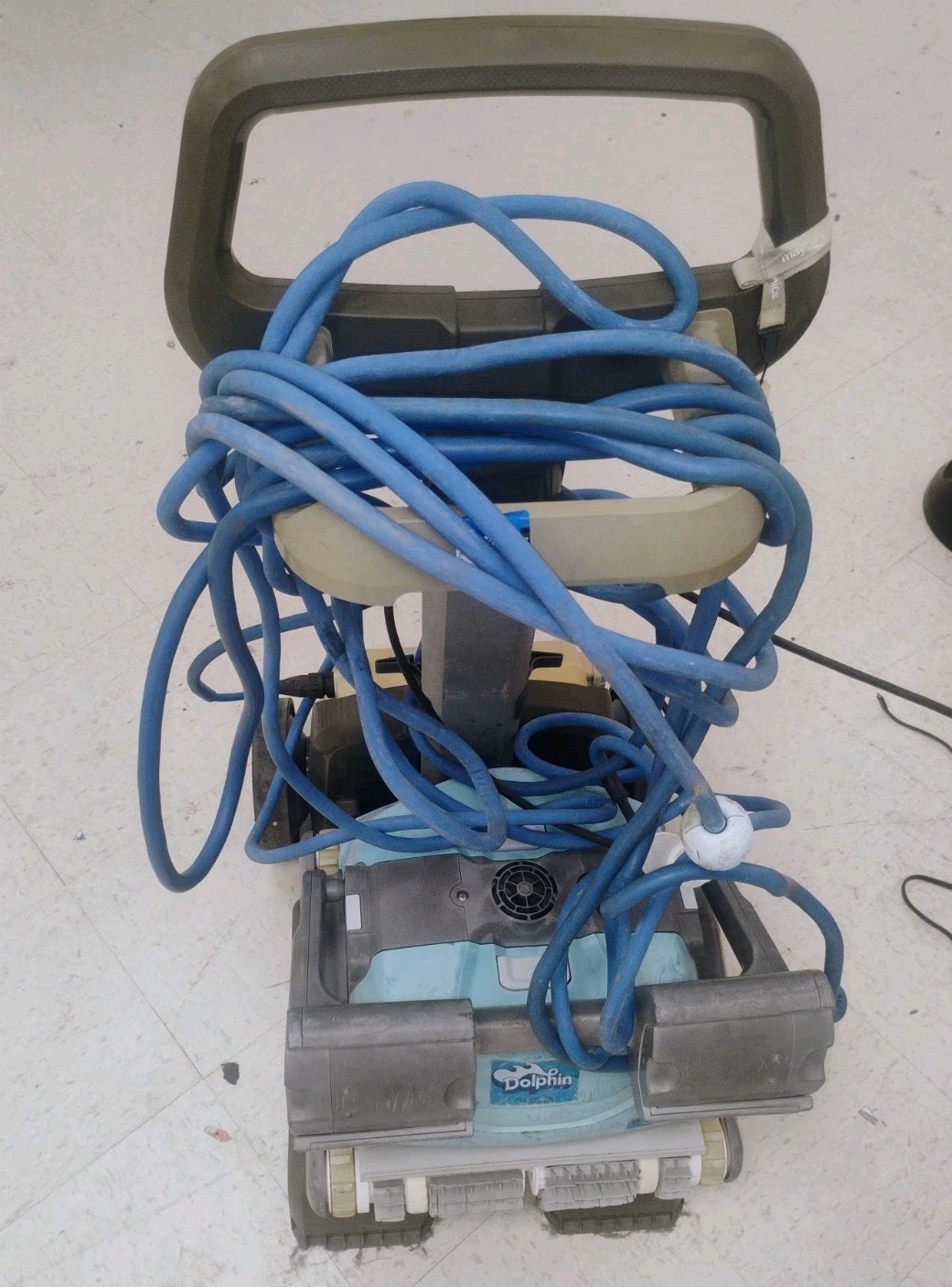 Maytronics Dolphin Oasis Z5  Robotic Pool Cleaner W/ Power Supply As Is