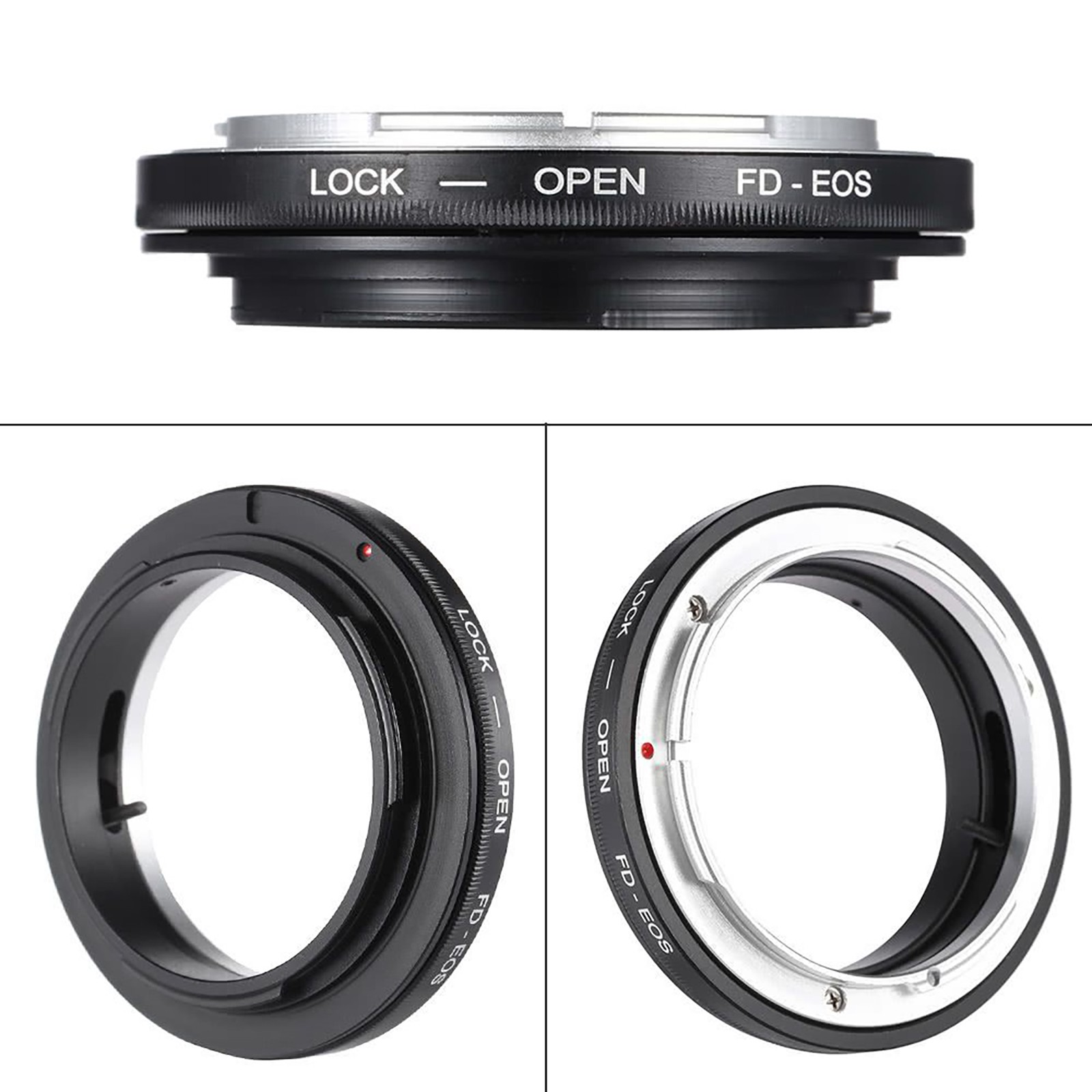 FD-EOS Tube Mount Adapter Ring For Canon FD Lens to EOS EF Camera Accs Replace