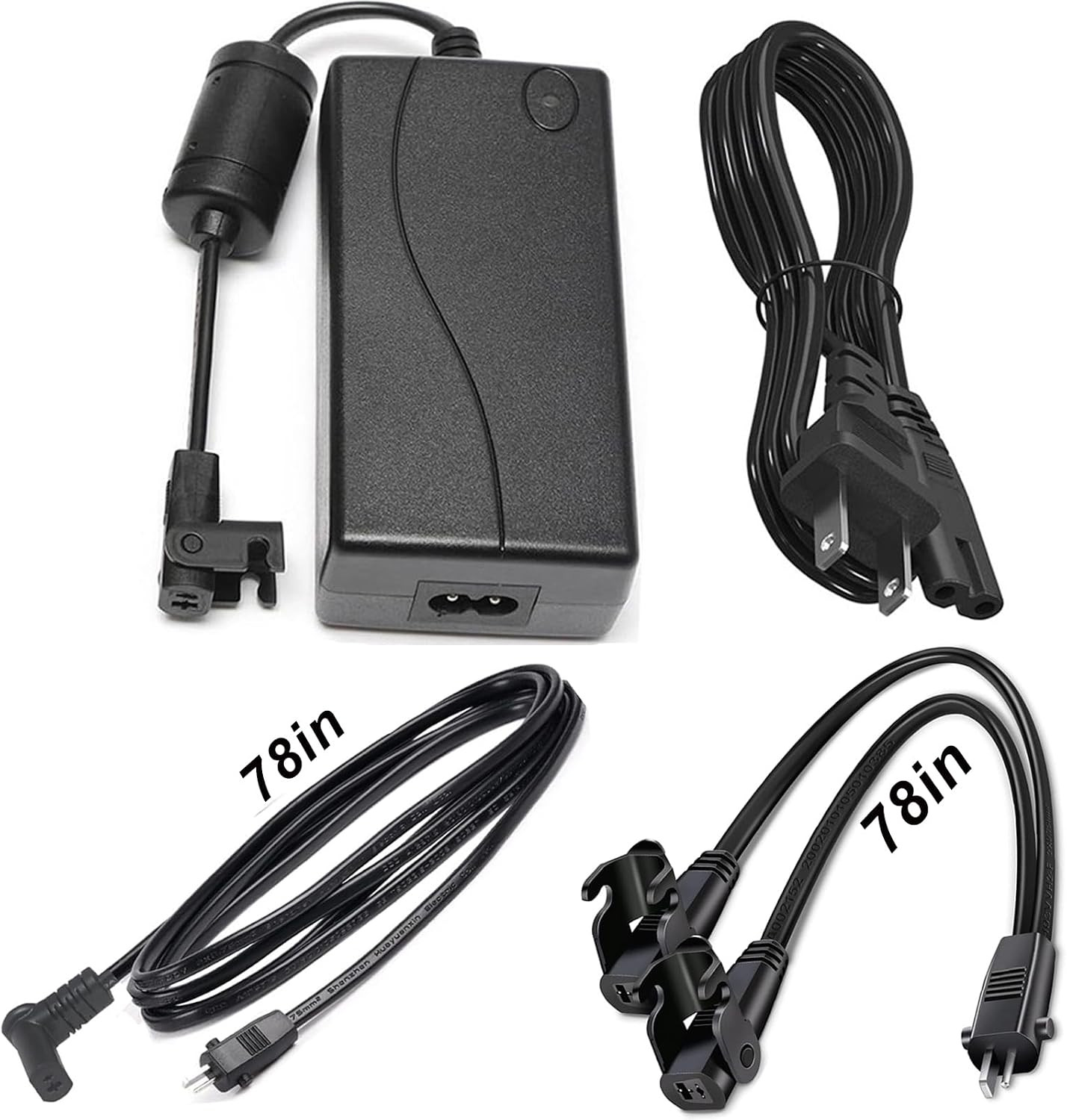 Dual Motor Power Kit - Universally Power Cord for Recliner Chair - 2-Pin 29V2A A