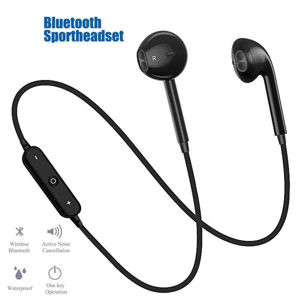 Bluetooth Wireless Headphones Headsets Earphone Neckband Sport Earbuds With Mic