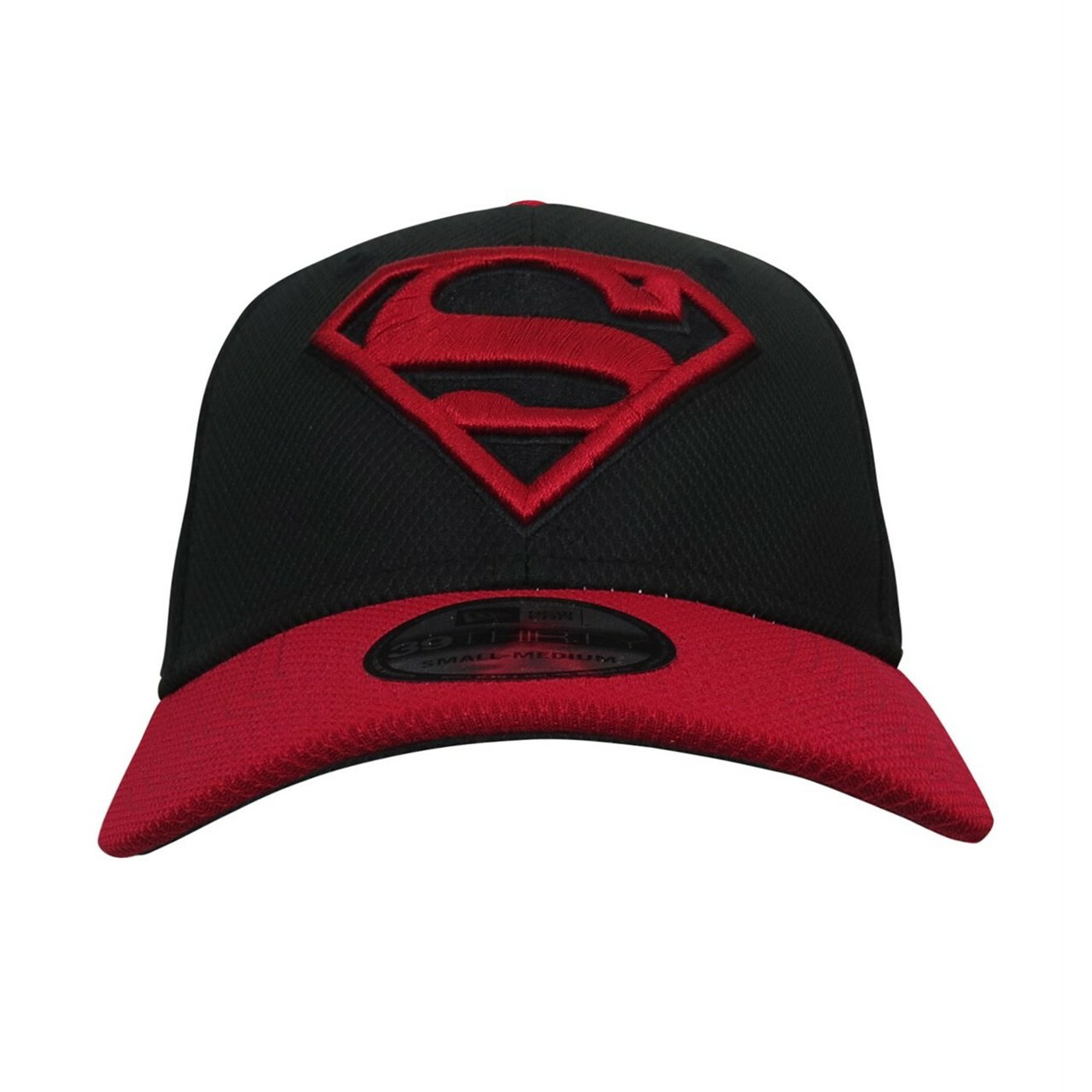 Superboy Symbol Red & Black 39Thirty Fitted Hat Black