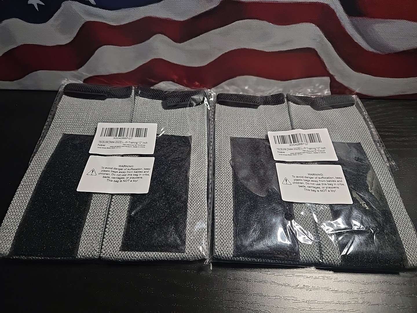 Beast Mode Weightlifting 12" 2 PACK!! Wrist Wraps with Thumb Loop –