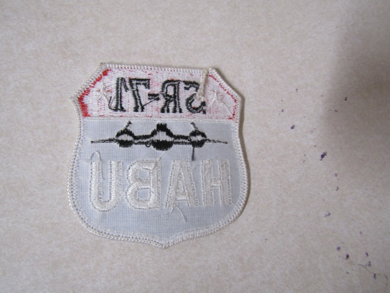 MILITARY PATCH US AIR FORCE SR-71 HABU SQUADRON