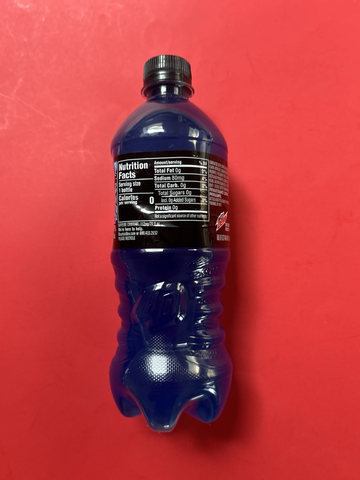 Rare HTF Mountain Dew FROST BITE ZERO SUGAR Full Unopened 20oz Bottle