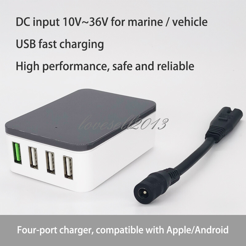 1PCS DC DC Power supply 12V 24V 36V To 5V USB QC 2.0 3.0 Quick charger NEW