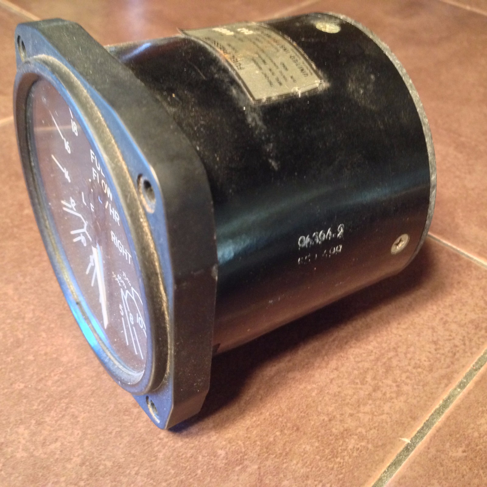 United Fuel Pressure PM-44-11 Dual Fuel Flow Gauge, pn 6062