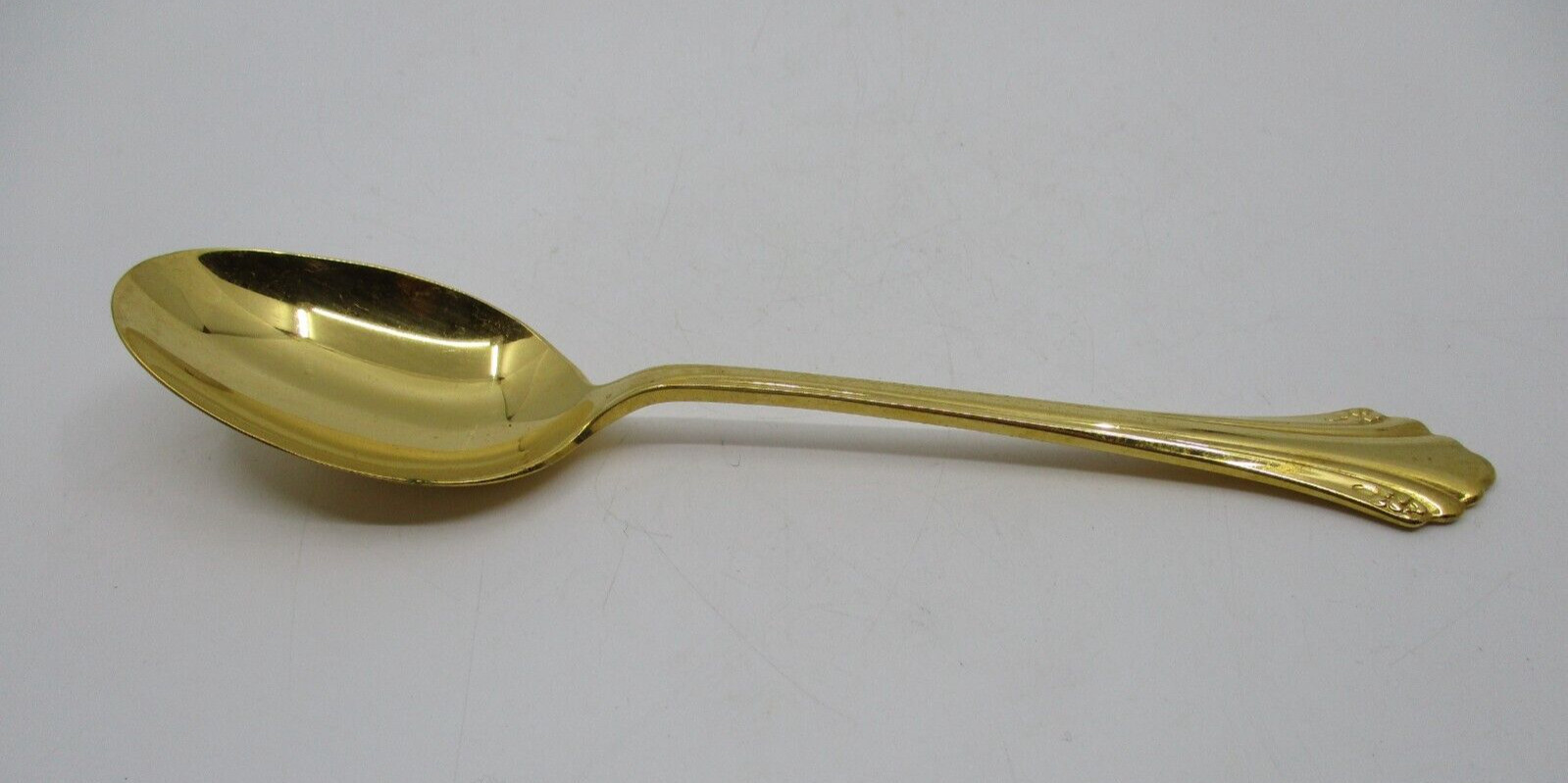 ONEIDA STAINLESS GOLDEN ENCHANTMENT TEASPOON  - 6"  01S