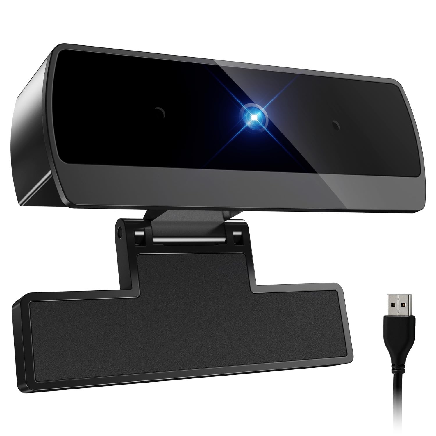 Diccik 1080P FHD Streaming Webcam w/Mic, Auto Light Correction, P&P PC/Mac