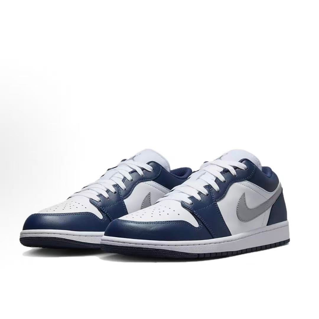 Nike Air Jordan 1 Low OG "White Blue" Men's Shoes