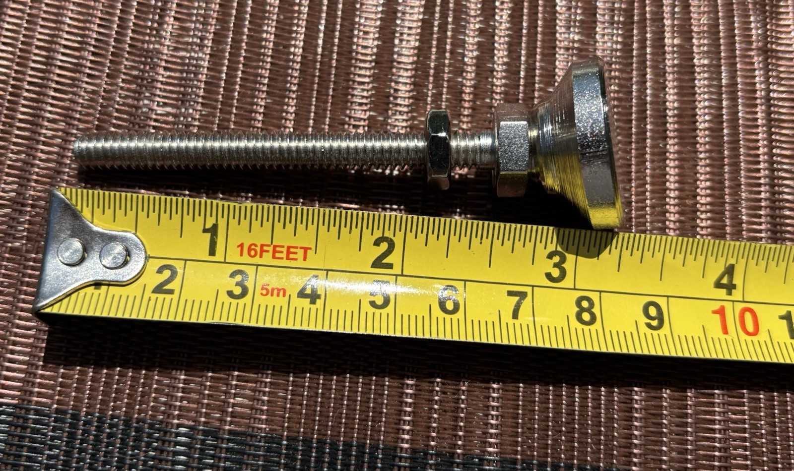 Level-It Leveling Mounts Swivel Stud 1/4-20 Thrd 2 1/2” Thread Length 1” Diam