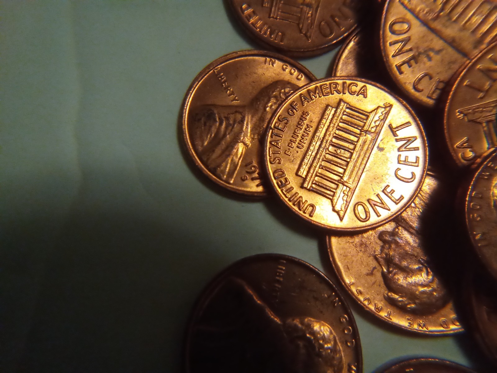 1971-S LINCOLN MEMORIAL CENTS UNCIRCULATED ROLL
