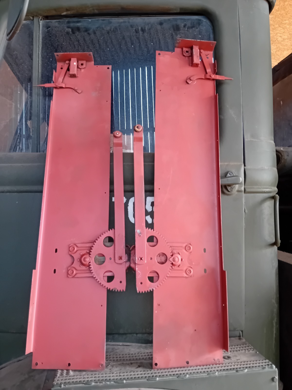 Bedford QL door lock & mechanisms  WW2   Pair of