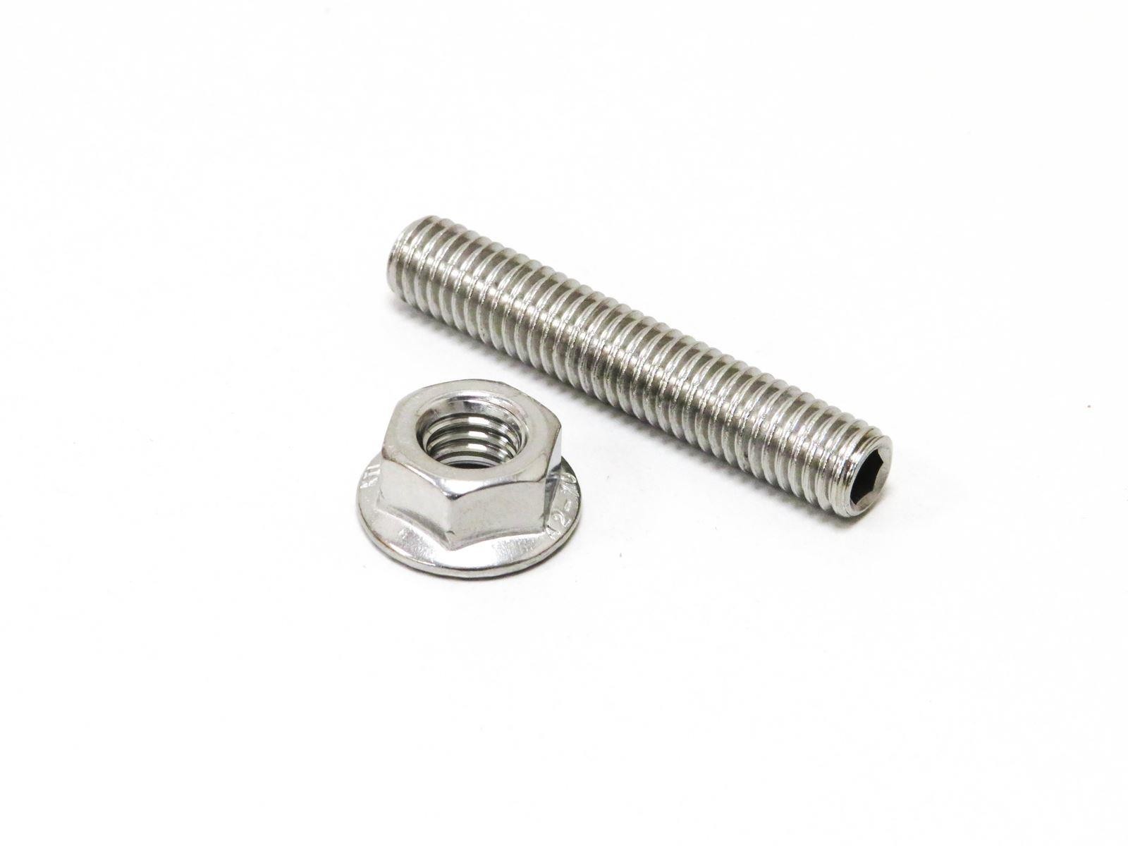 Stainless Steel Exhaust Studs & Nuts For Suzuki LT-F 500 F Vinson 4WD 2003-2007