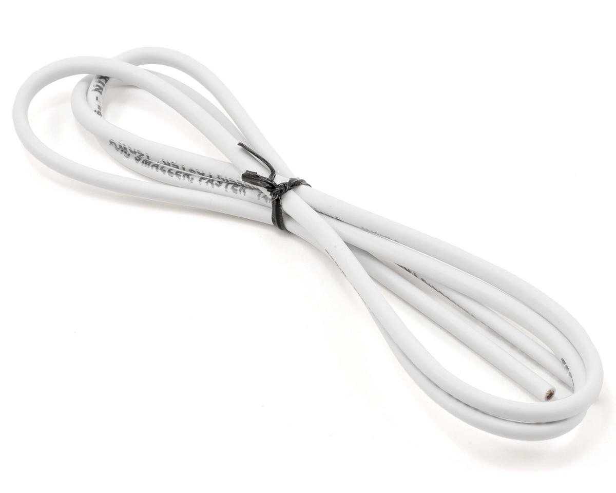 Tekin 12awg Silicon Power Wire (White) (3') [TEKTT3014]
