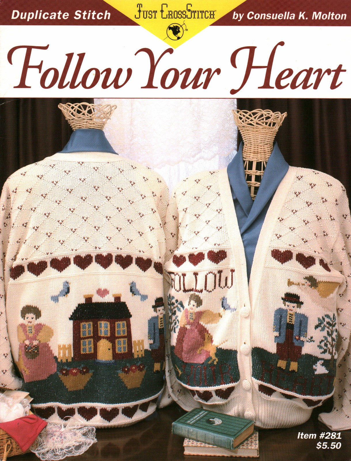 Follow Your Heart Duplicate Stitch | Just CrossStitch 281