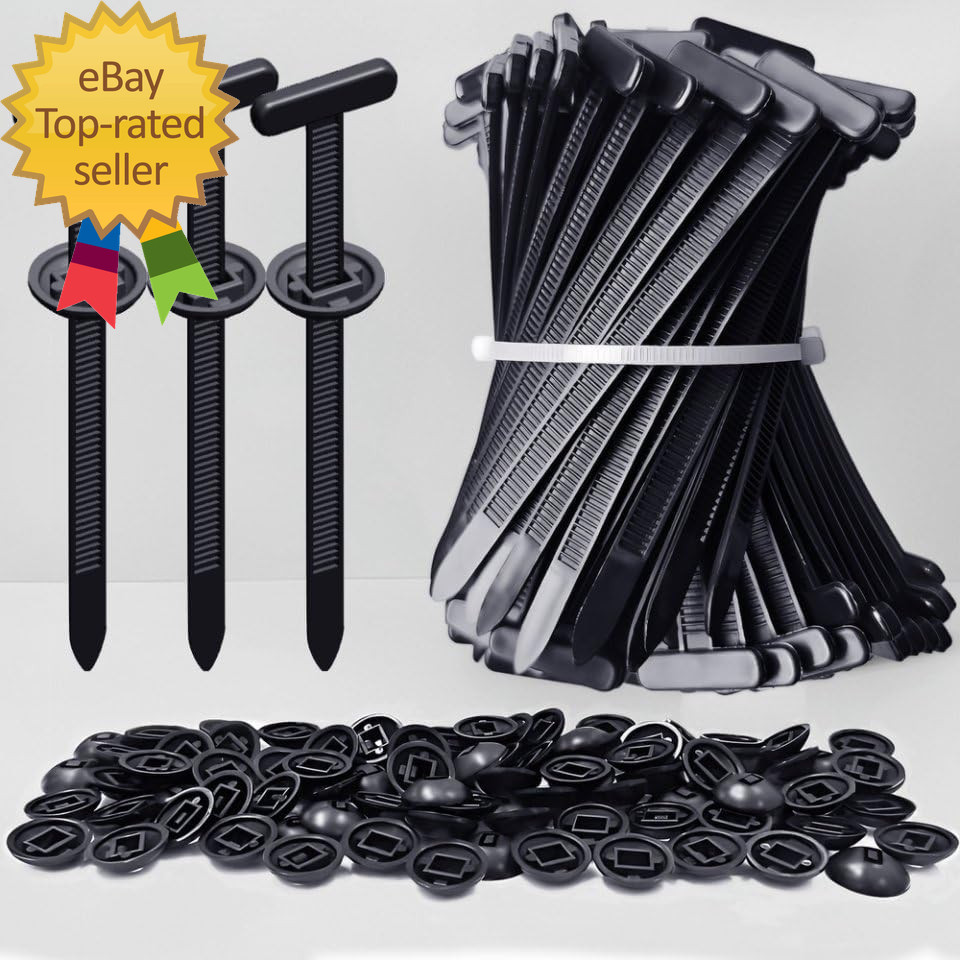 2026 Upgraded Nylon Universal Cable Tie Buckle Heavy Duty Self Locking Rivet