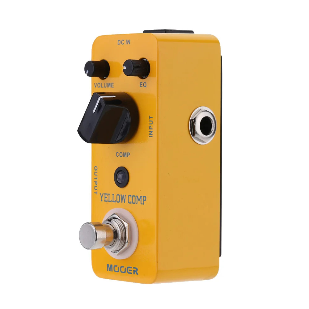MOOER Yellow Comp Optical Compressor Mini Guitar Effect Pedal True Bypass