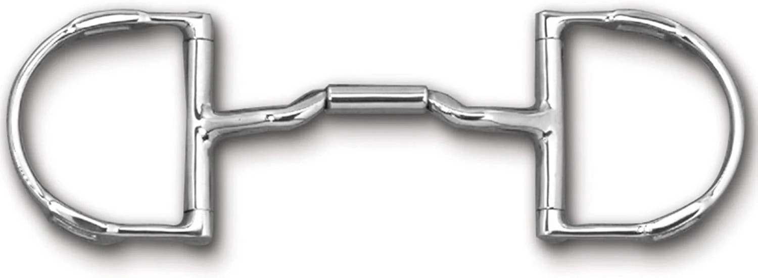 Myler English Pony Dee with Hooks Bit - 4 1/2” Sweet Iron & Copper Mullen