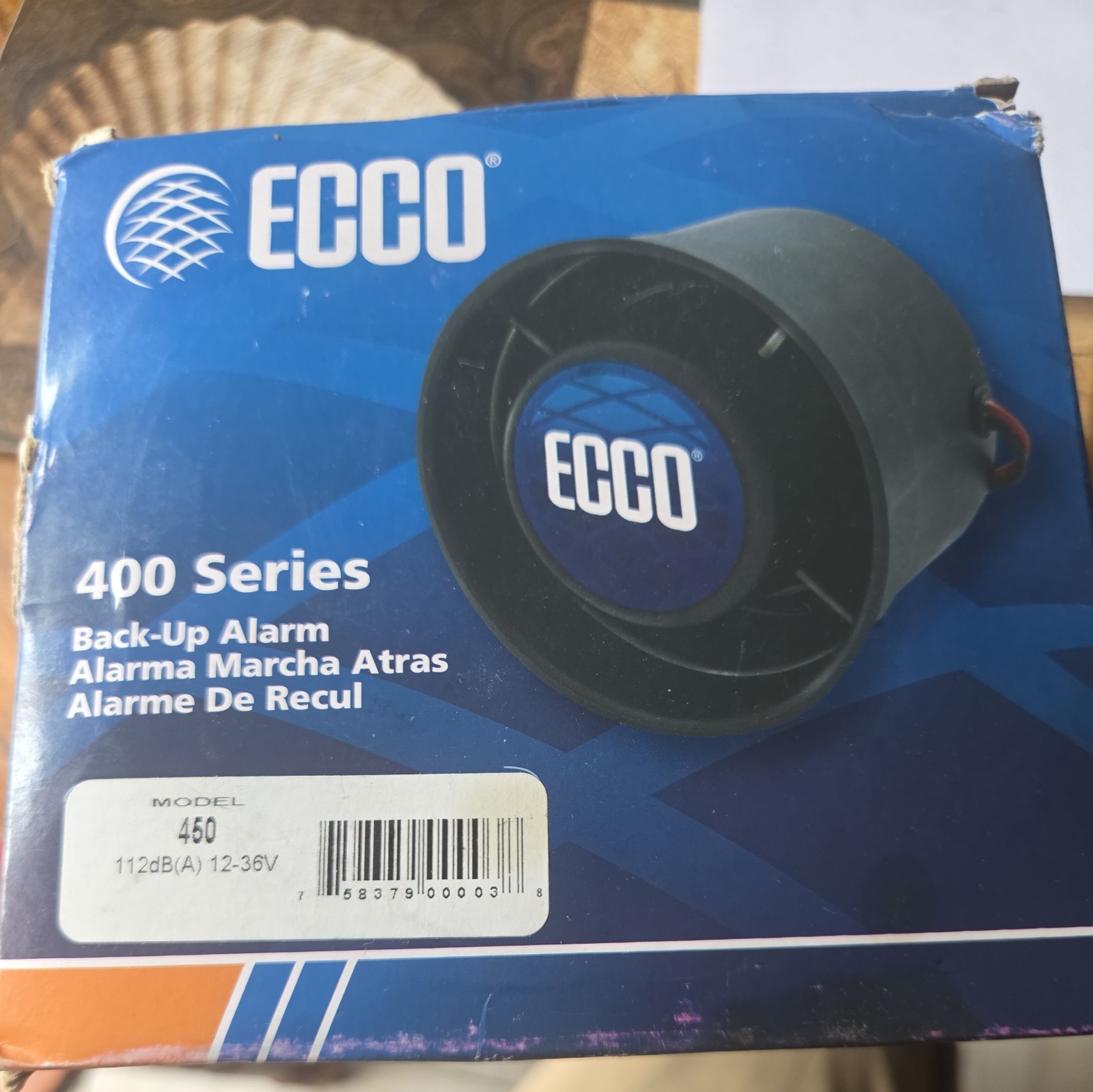 ECCO 450 400 Series 112 dB 12-36 V Back-Up Alarm