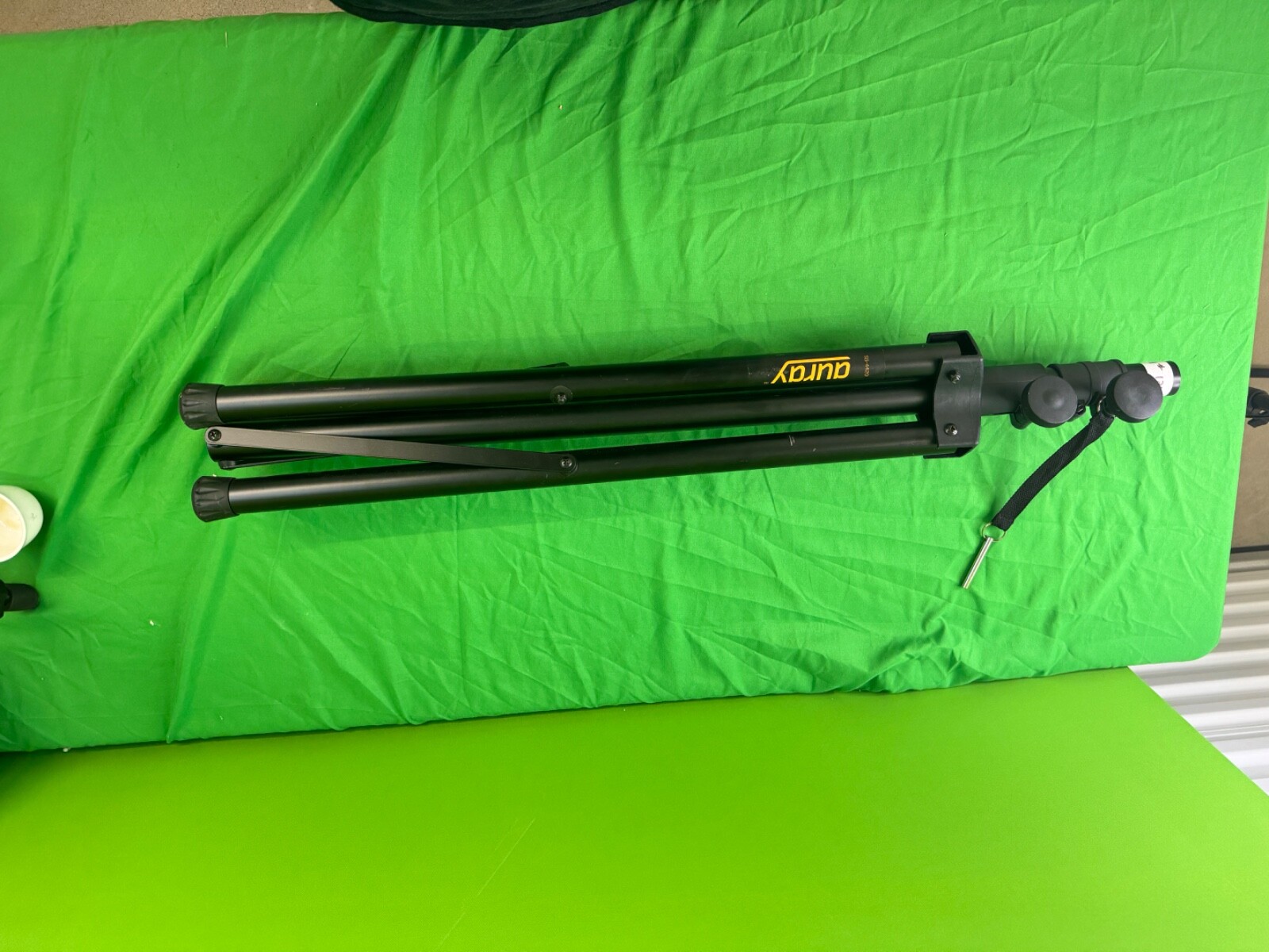 Auray Height-Adjustable Steel Speaker Stand with Tripod Base