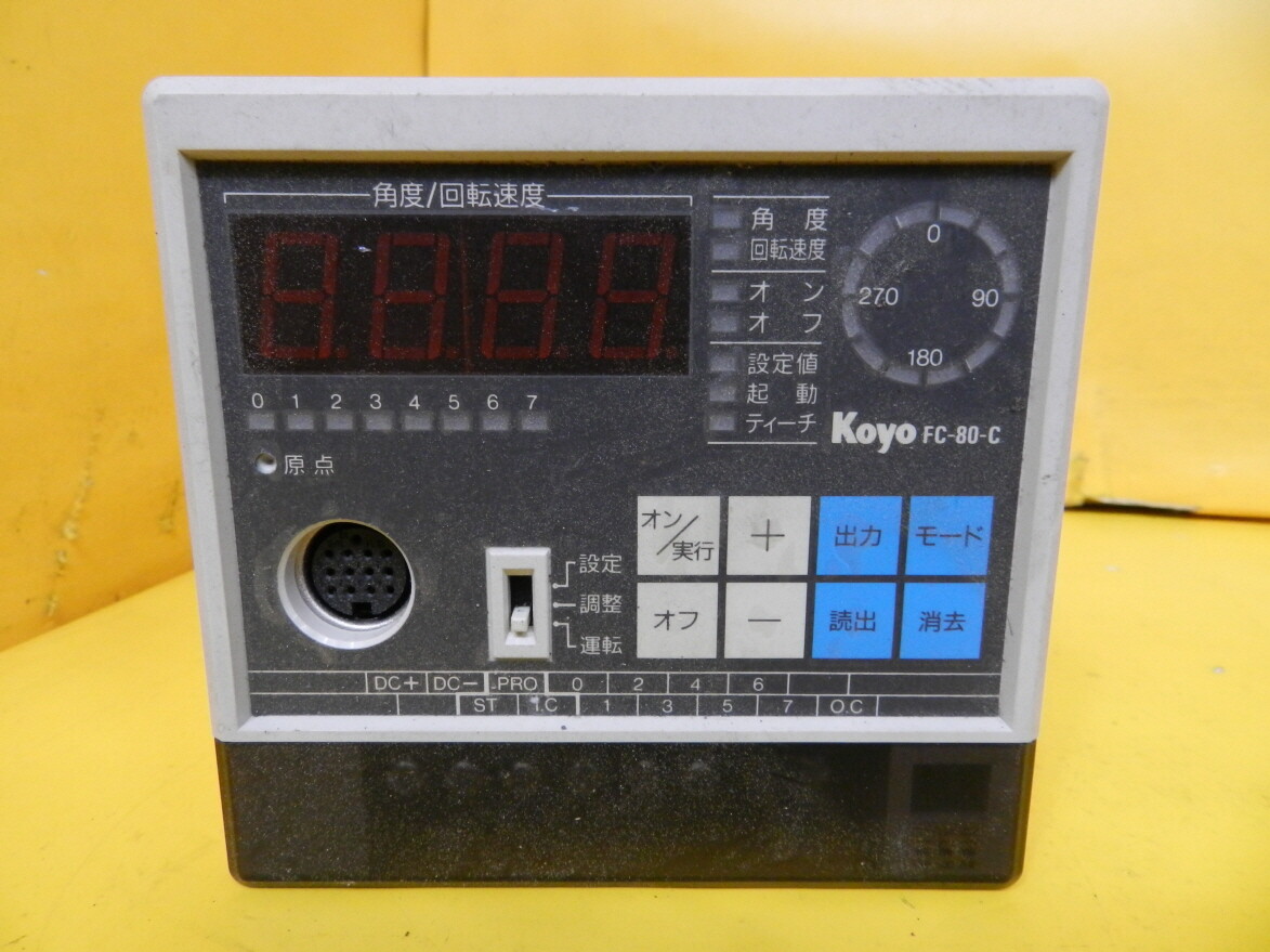[Used] KOYO / FC-80-C / Encoder Control, 1pcs