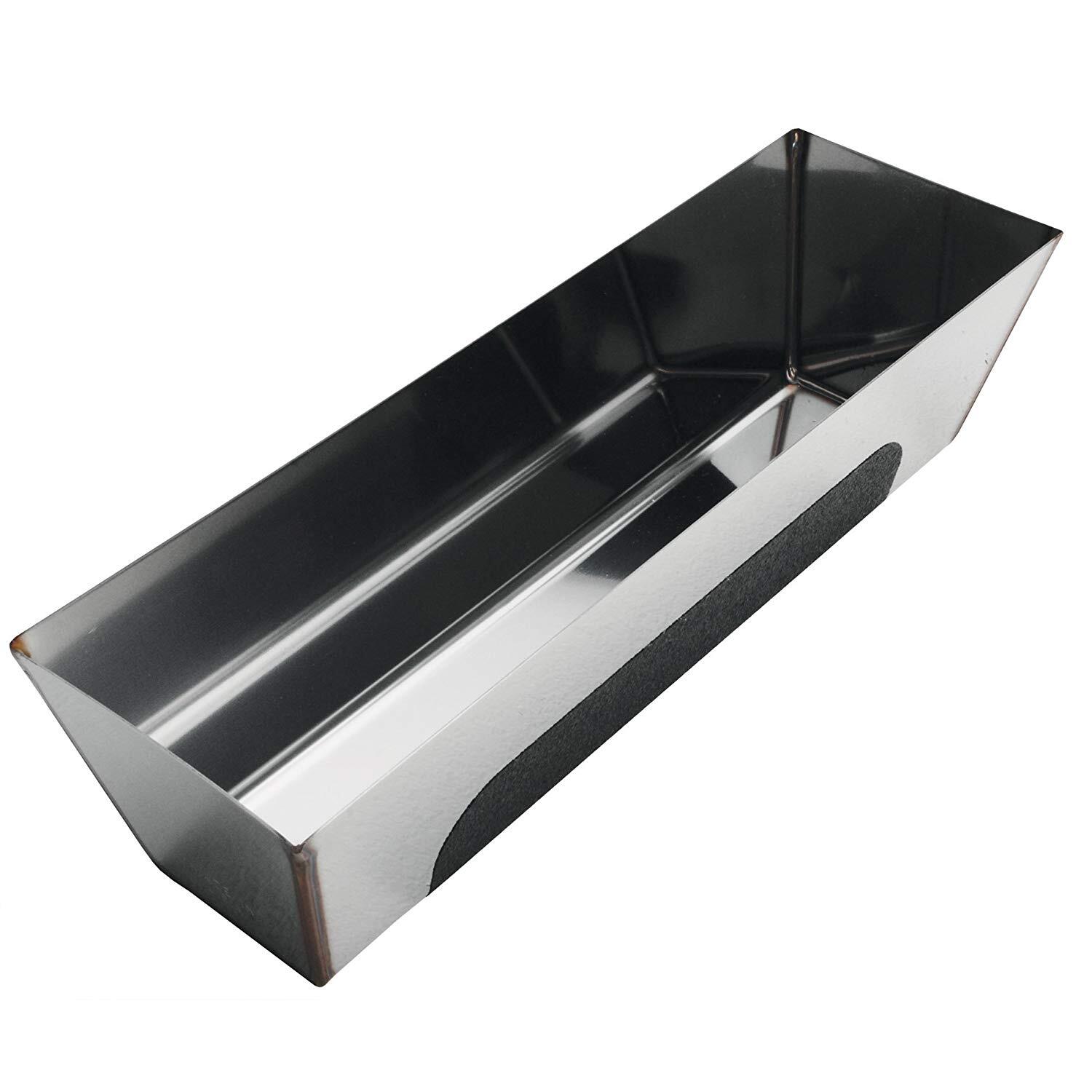 Advance Equipment 12HRG Non Slip Contoured Stainless Steel Heliarc Mud Pan, 12"