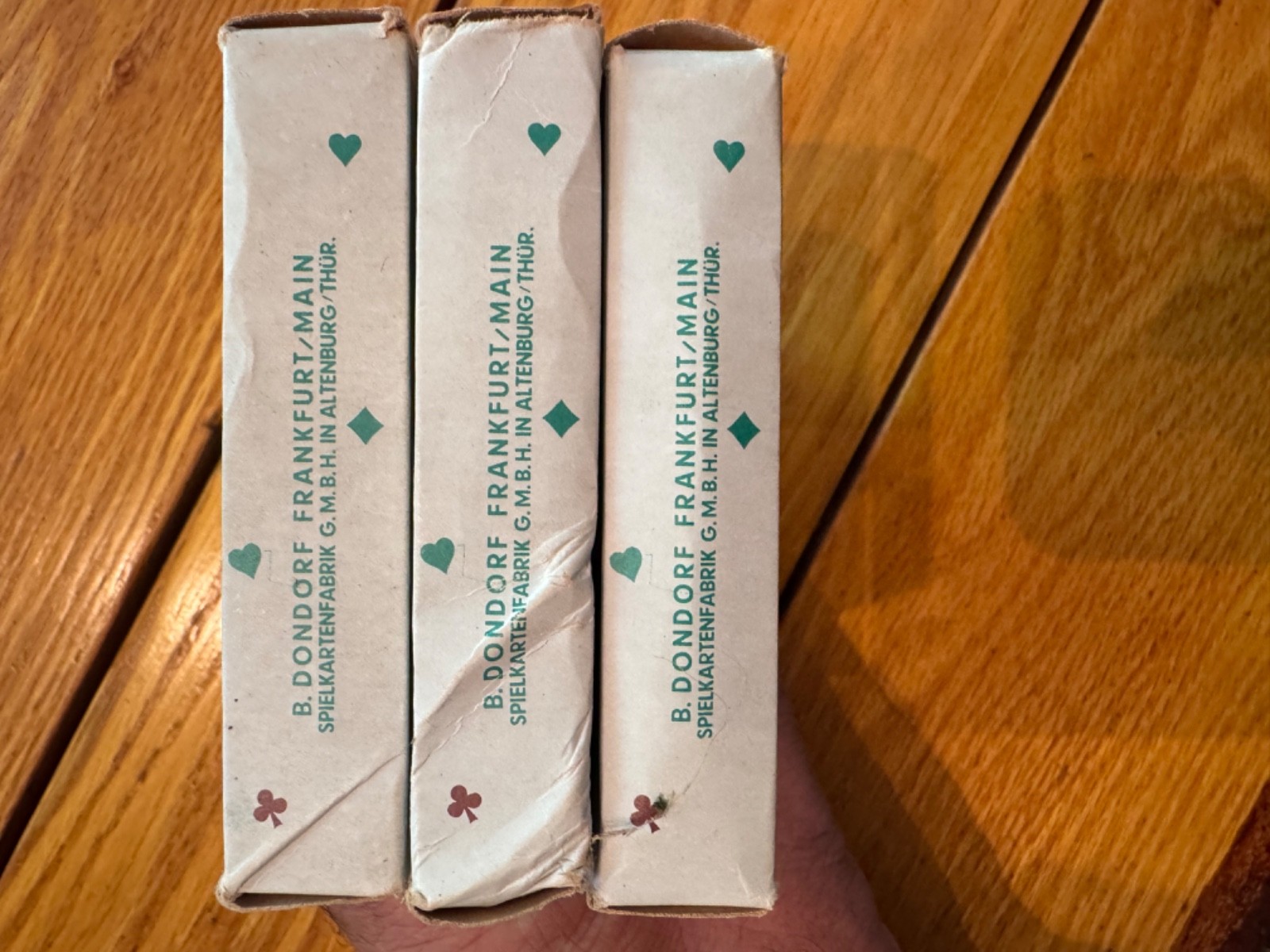 WWII GERMAN ORIGINAL PLAYING CARDS BRIDGE