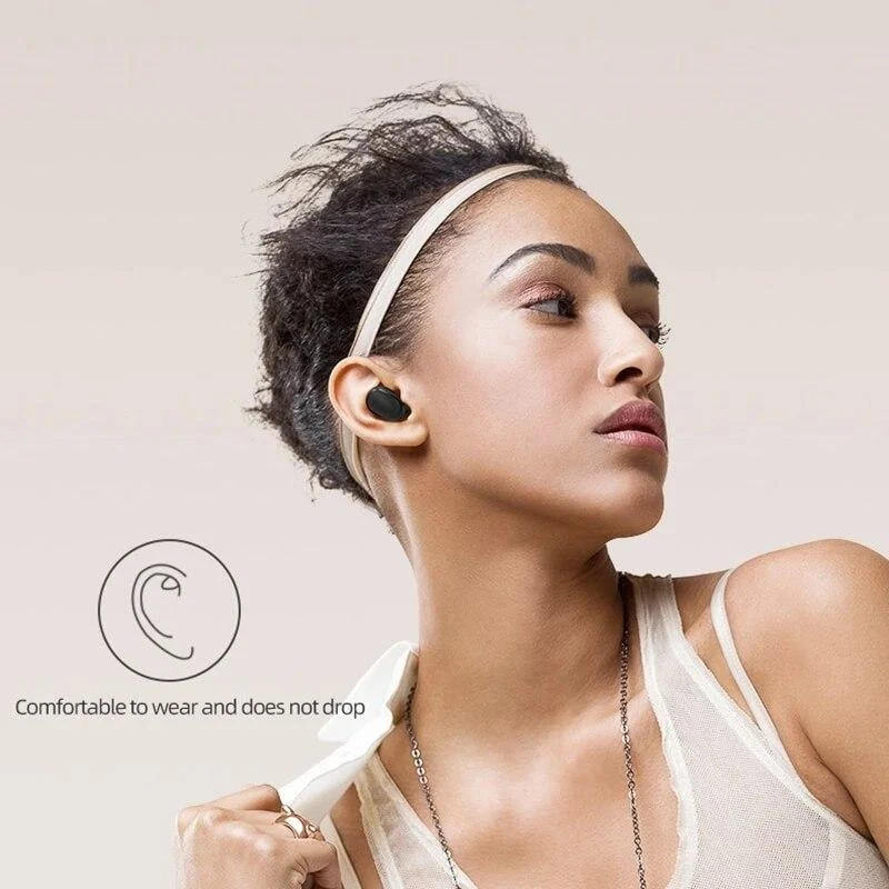 TWS Bluetooth Wireless Earbuds Waterproof Bluetooth 5.0 Headset Noise Cancelling
