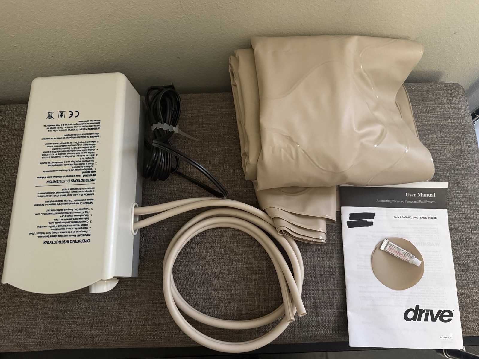 Drive Medical Med Aire Alternating Pressure Pump and Pad System