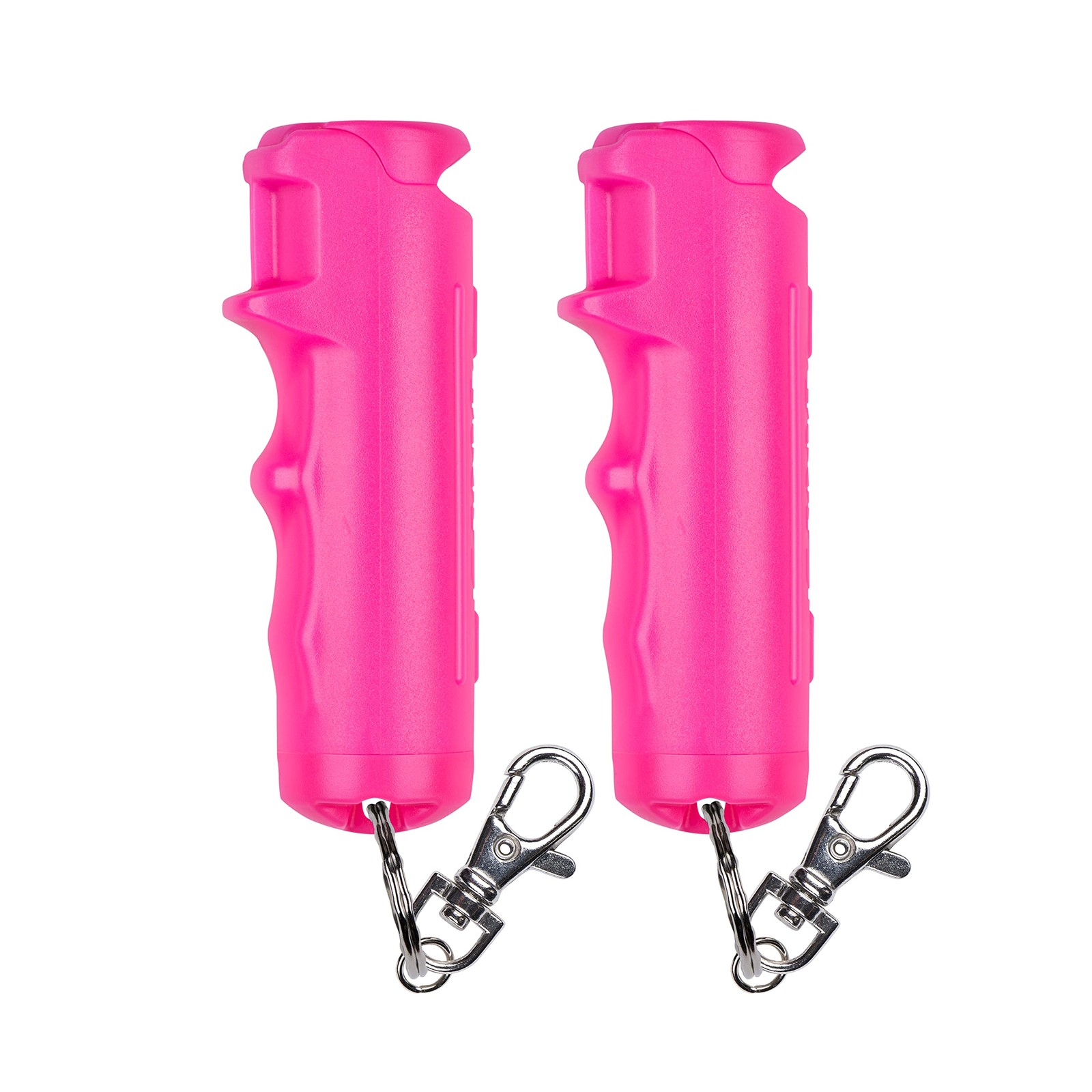 Sabre Pepper Gel Self Defense Spray 0.54 Oz Pink 2 Pack Quick Access Keychain