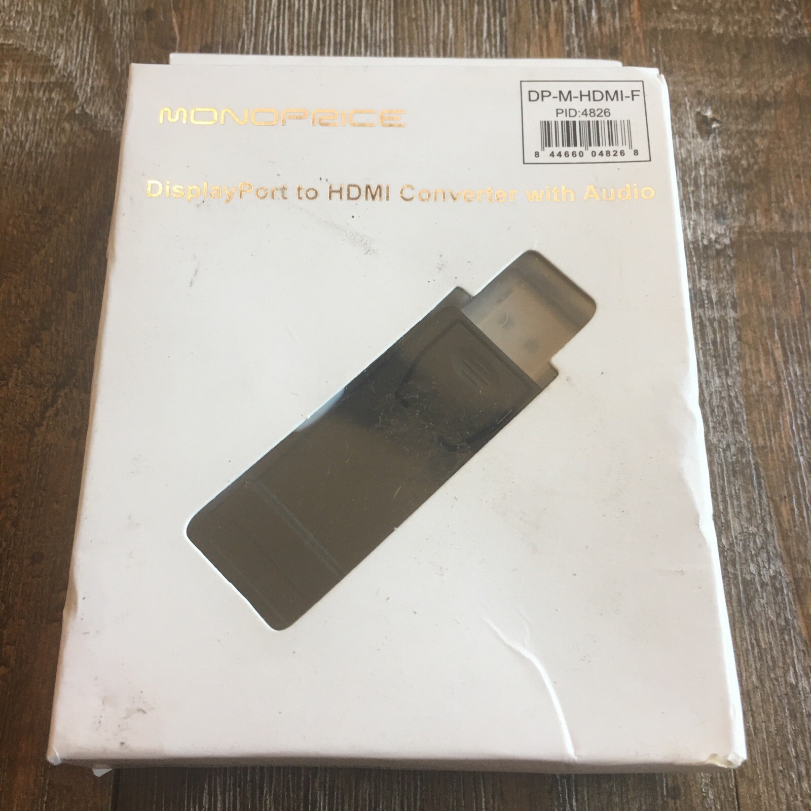 MONOPRICE 4826 Displayport Male, HDMI Female, Black