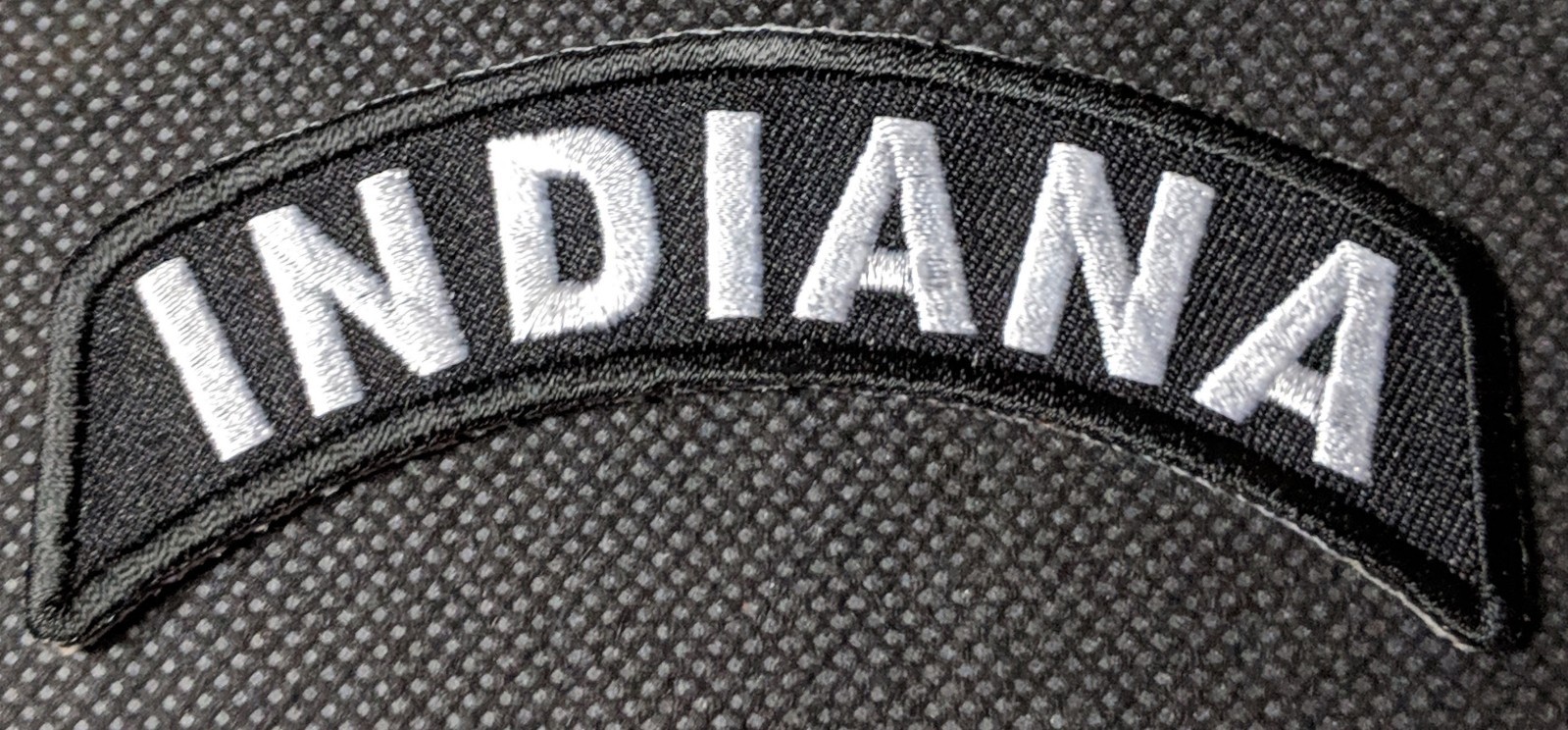 Indiana Mini Rocker Embroidered Biker Patch