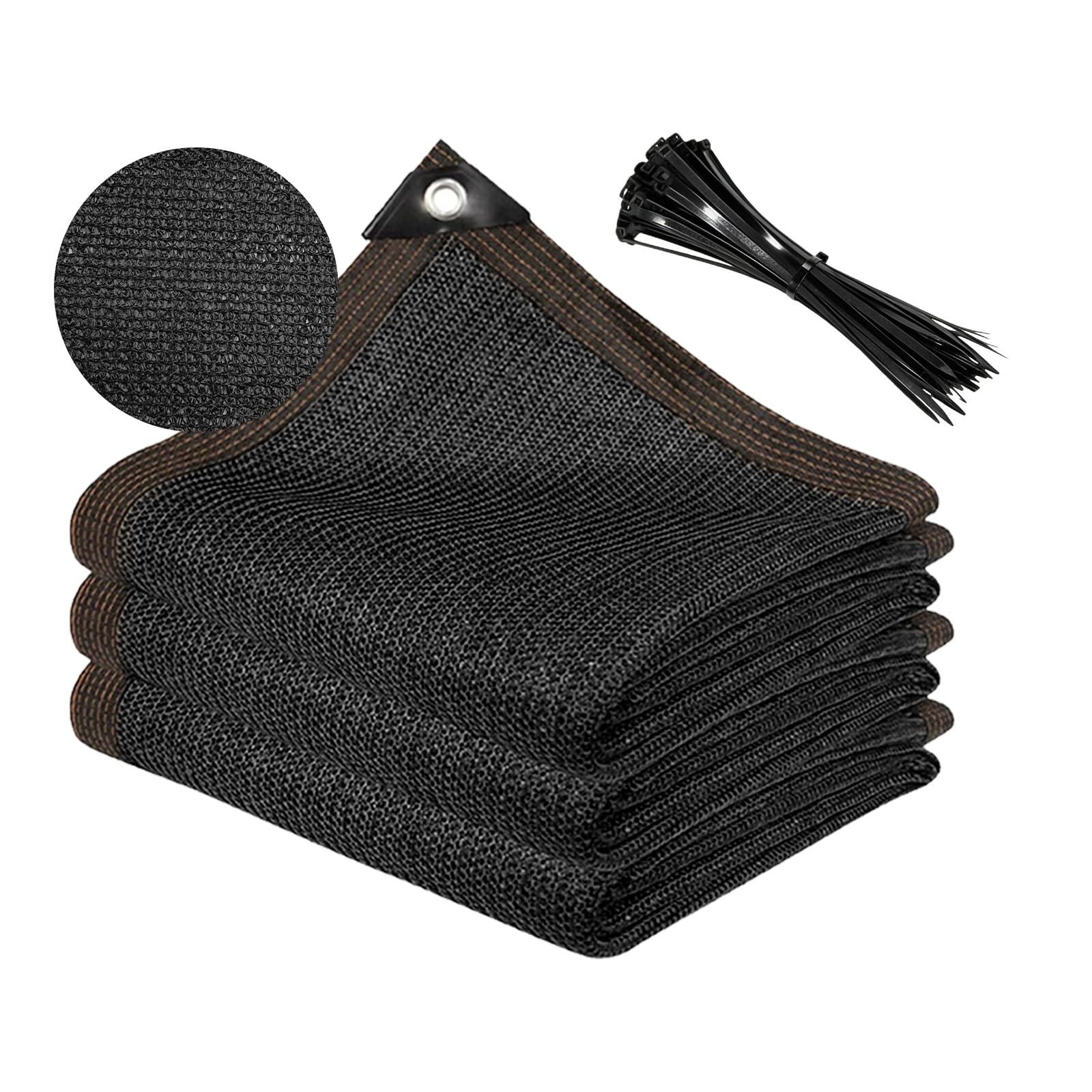 Shade Cloth for Garden 10 * 10FT, 70% Sunblock Mesh Tarp & Outdoor Sun Shade ...