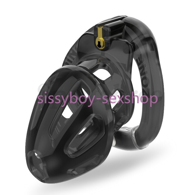KIDDING ZONE Openable Ring Design Male Chastity Device Ring Vent Hole Cage