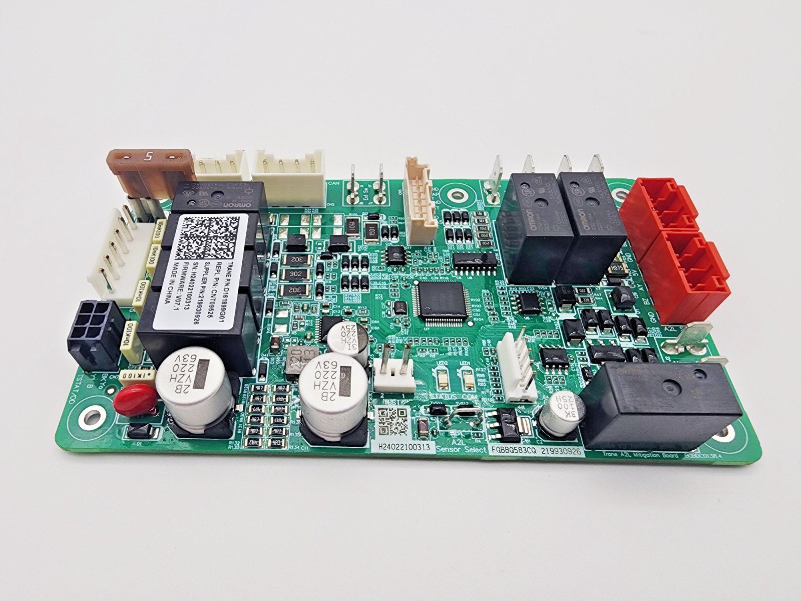 Trane D161899G01 CNT09525 Control PCB Assy A2L Mitigation Power / Board Only