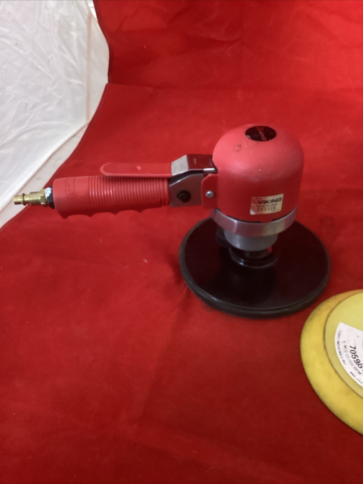 Viking Pneumatic Sander 5 9/16” Width 6hptl007 Working Needs Lever Bolt With Pad