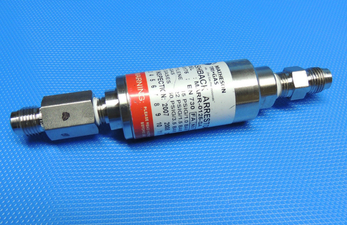 Matheson Flashback Arrestor MARR-0125-SA incl. invoice