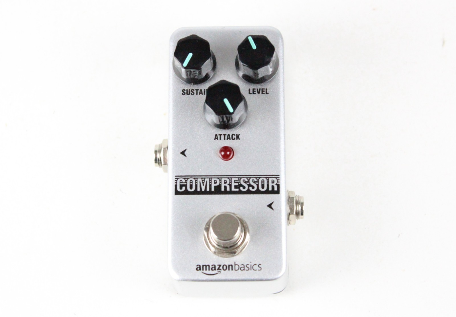 Amazon Basics Compressor Pedal ~SILVER~ Guitar Effect Fully Analog True Bypass