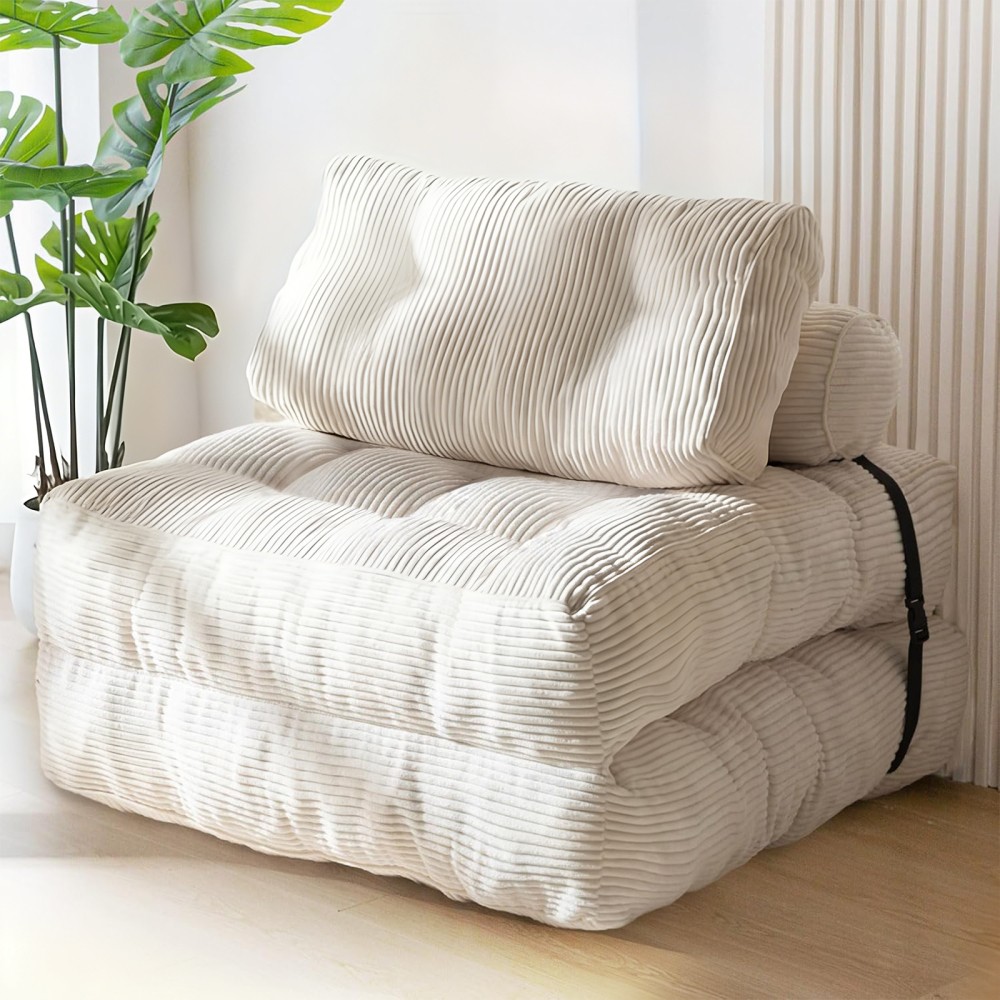 Modular Floor Couch Convertible Sofa Bed for Living Rooms Compact