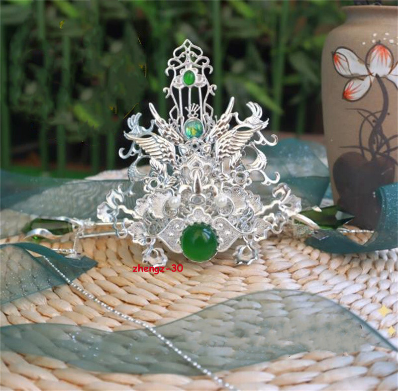 The Scum Villain Self Saving System Shen Qingqiu Cosplay Hair Crown Tiara Hanfu