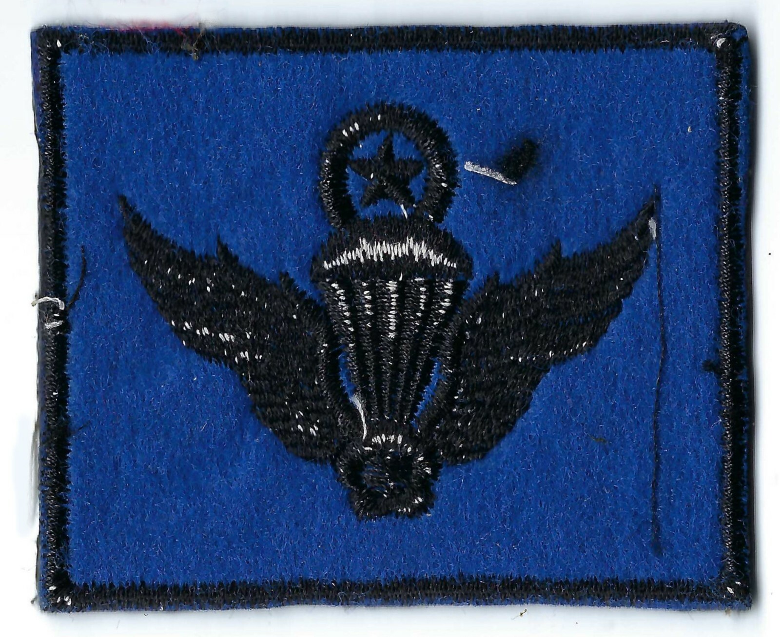 South Korea ROK Paratrooper Parachute Airborne Jump Wings Officer Patch Subdued