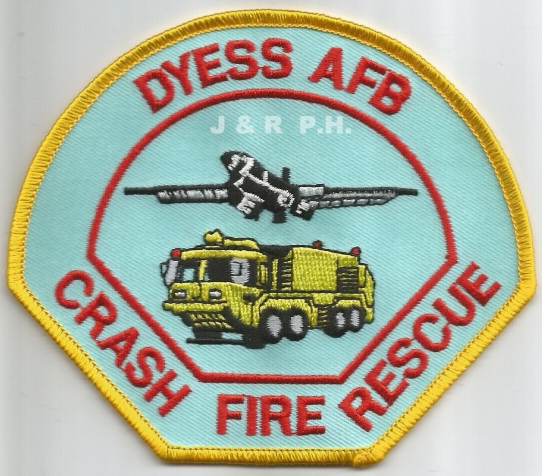 *NEW*  Dyess Air Force Base, Abeline, Texas (5" x 4.25" size)  fire patch