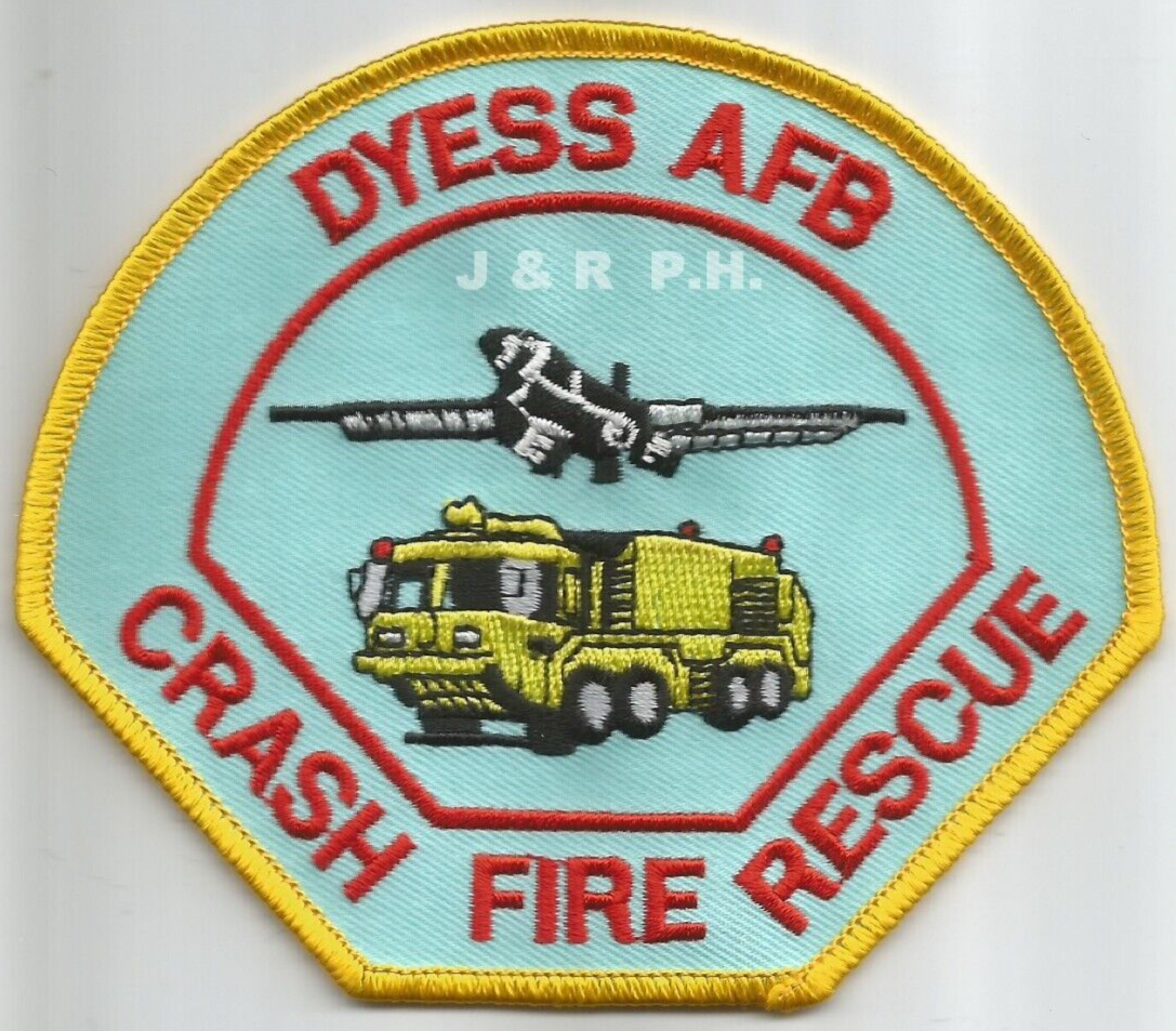 *NEW* Dyess Air Force Base, Abeline, Texas (5" x 4.25" size) fire patch