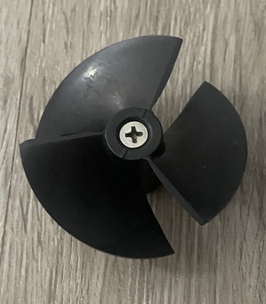 USED GOOD Maytronics 9995266-R1 Dolphin Impeller with Screw Black