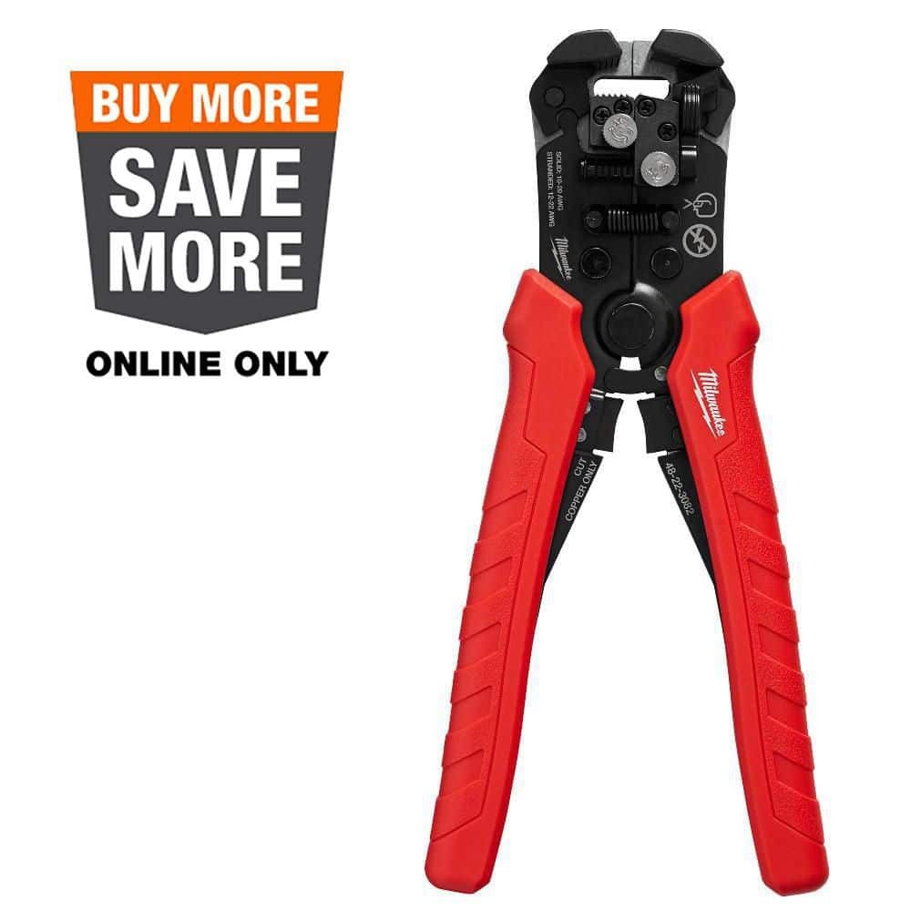 Milwaukee Self-Adjusting Wire Stripper/Cutter with Comfort Grip