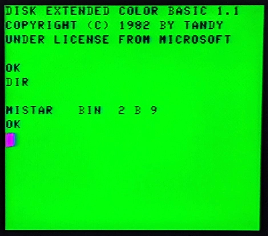 Major Istar adventure game disk for TRS-80 Color Computer & TDP 100 - tested