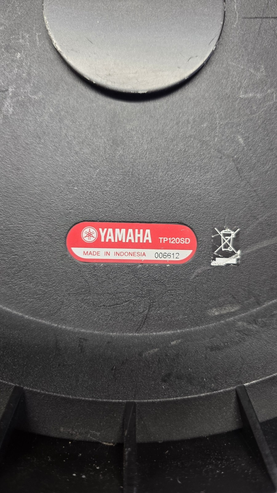 Yamaha TP120SD 12" Drum Pad Rubber READ