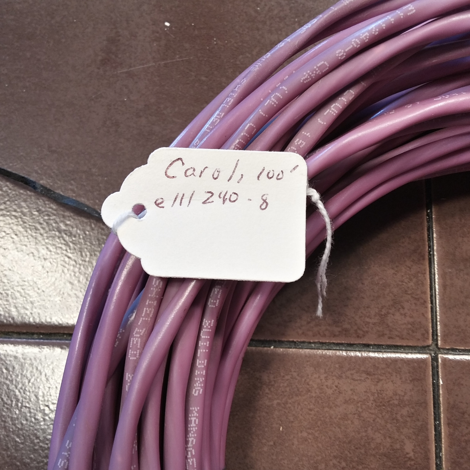 100' Carol E111240-8, 18awg Shielded Cable, NOS.