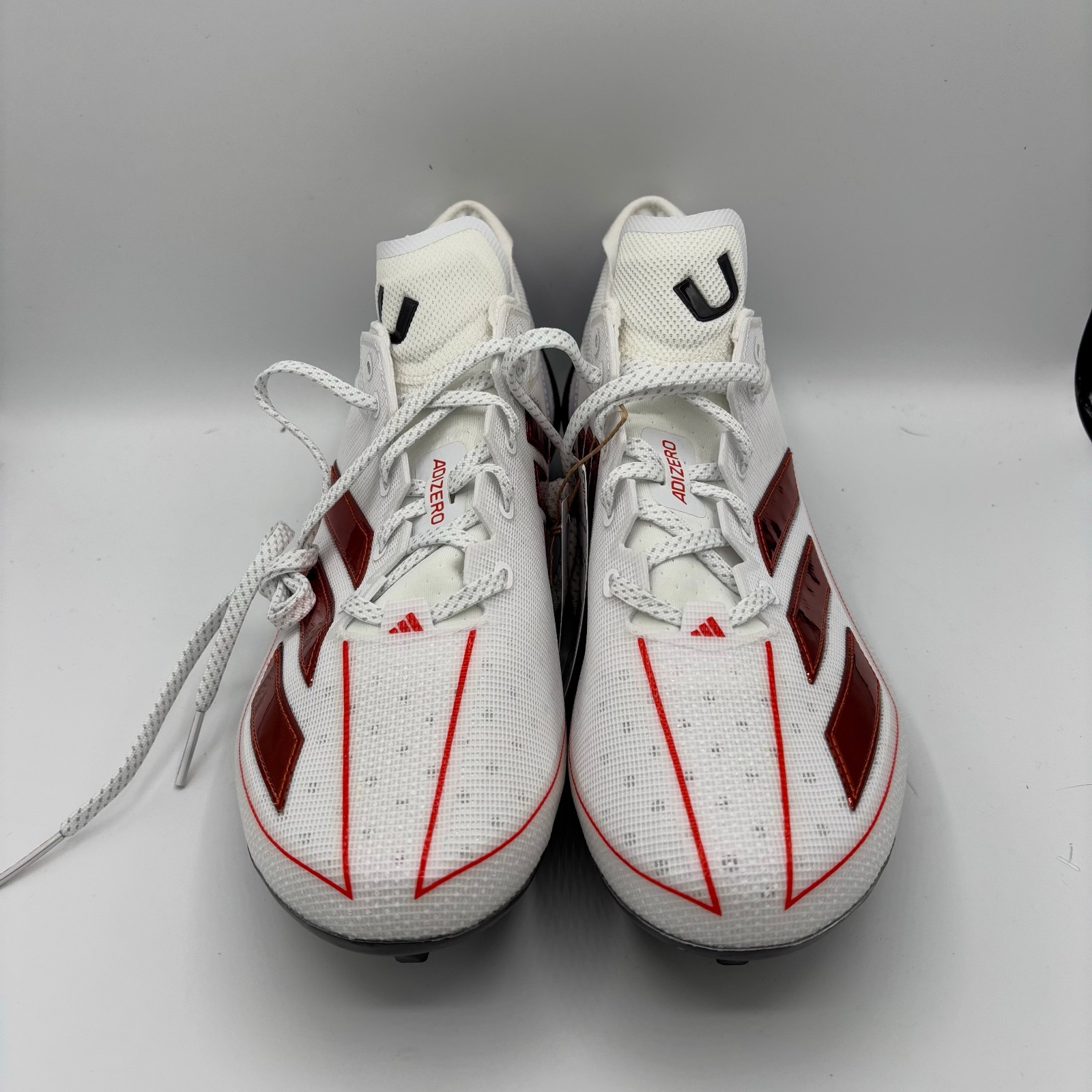 Adidas SM Adizero Electric Men’s Size 12 Team White Miami Hurricane PE JH9191