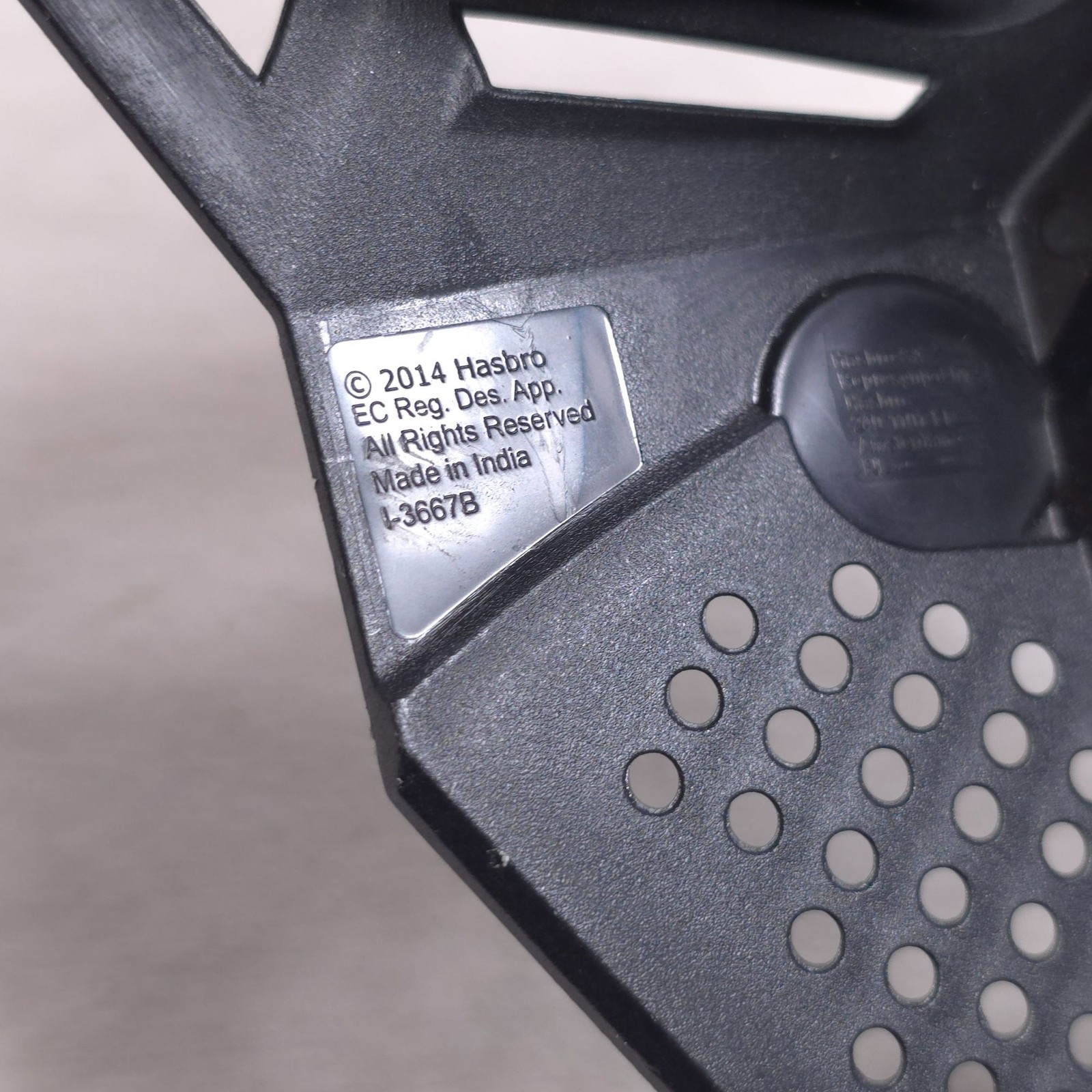 Nerf Rival Phantom Corps Protective Adjustable Face Mask Black White 2014 Hasbro